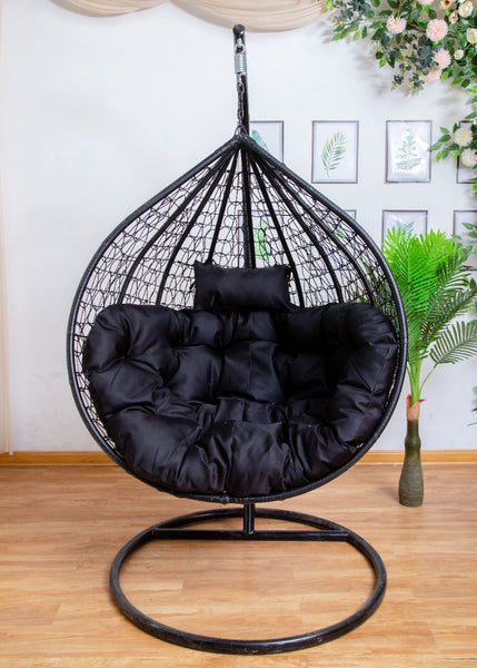 Indoor egg chair outlet with stand