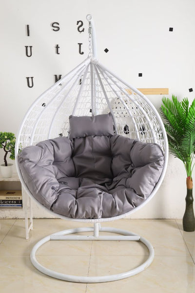 Hanging Egg Chair White Basket Gray Cushion Egg Chairs Australia