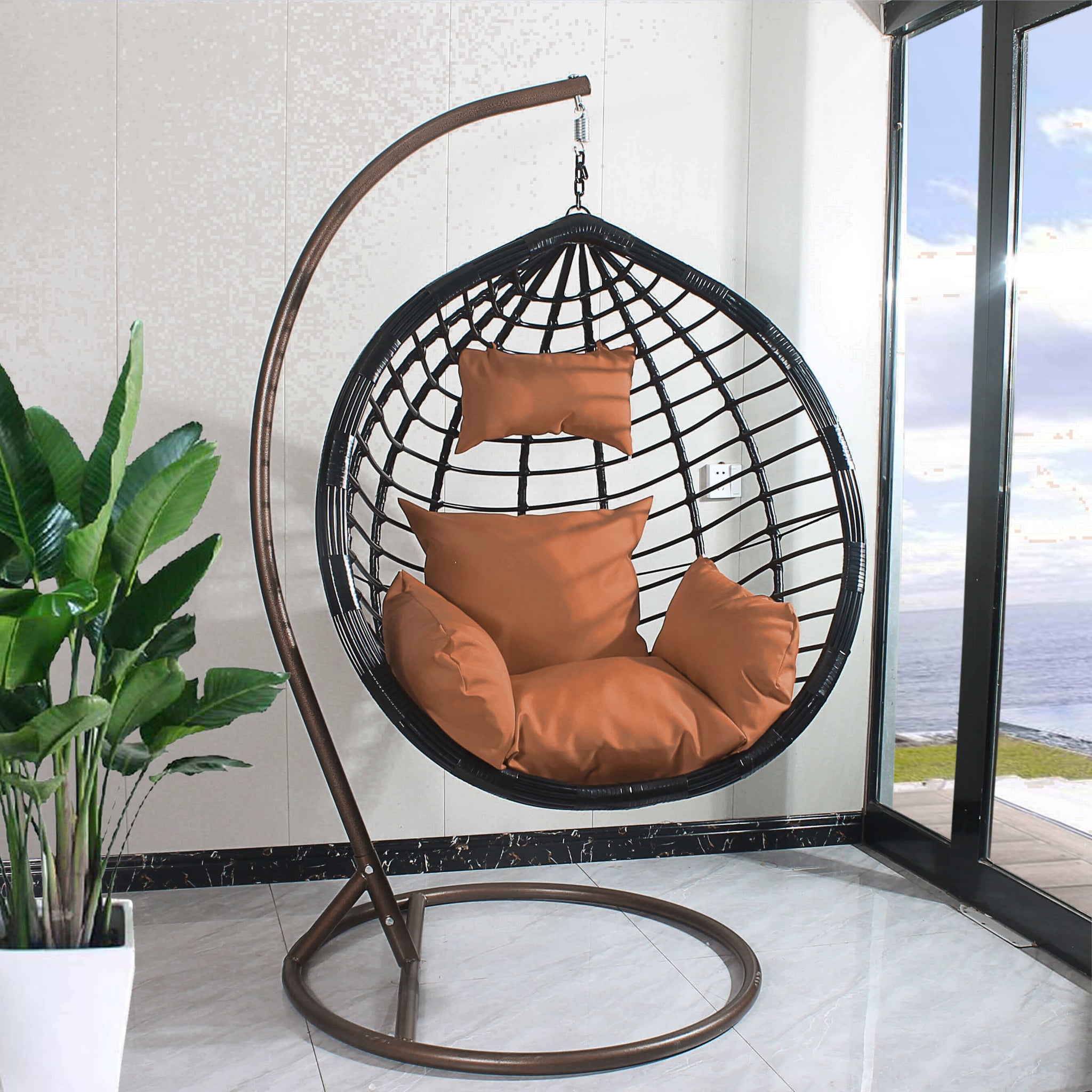 Egg Swing Innovators Egg Chair Hanging Egg Chair Stripe Pattern